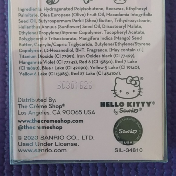 Sanrio Hello Kitty The Creme Shop Sweet Sprinkles Macaron Lip Balm - Picture 6 of 8